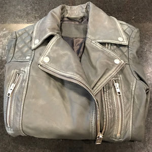 ALL SAINTS Cargo Leather Biker Jacket
